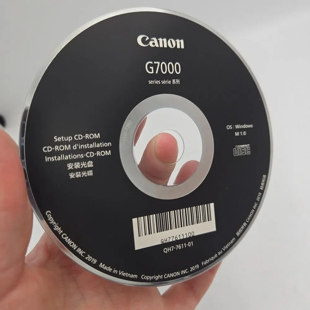 Canon G7000 Series Printer Setup Disc Software CD Windows Drivers 2019 NEW